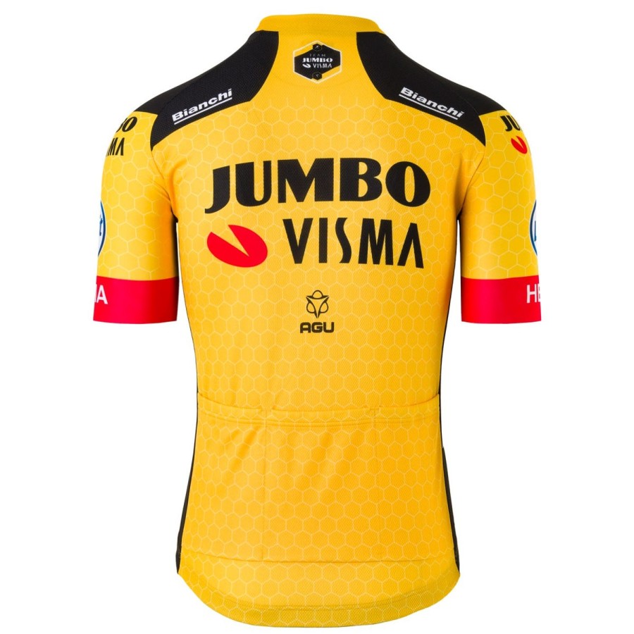 AGU Replica Fietsshirt Team Jumbo-Visma Heren