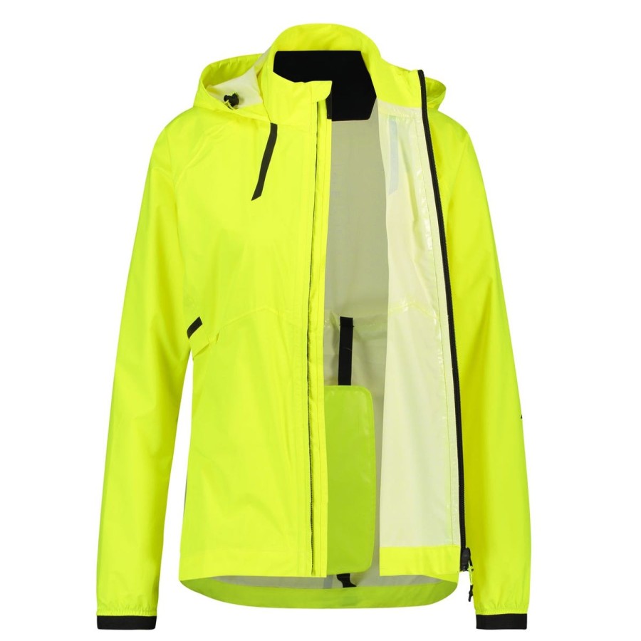 AGU Compact Regenjas Commuter Dames Hi-Vis