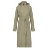 AGU Trench Coat Long Regenjas Urban Outdoor Dames