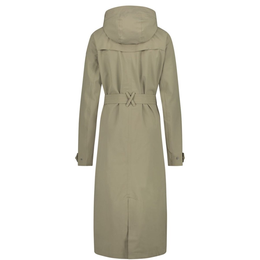 AGU Trench Coat Long Regenjas Urban Outdoor Dames