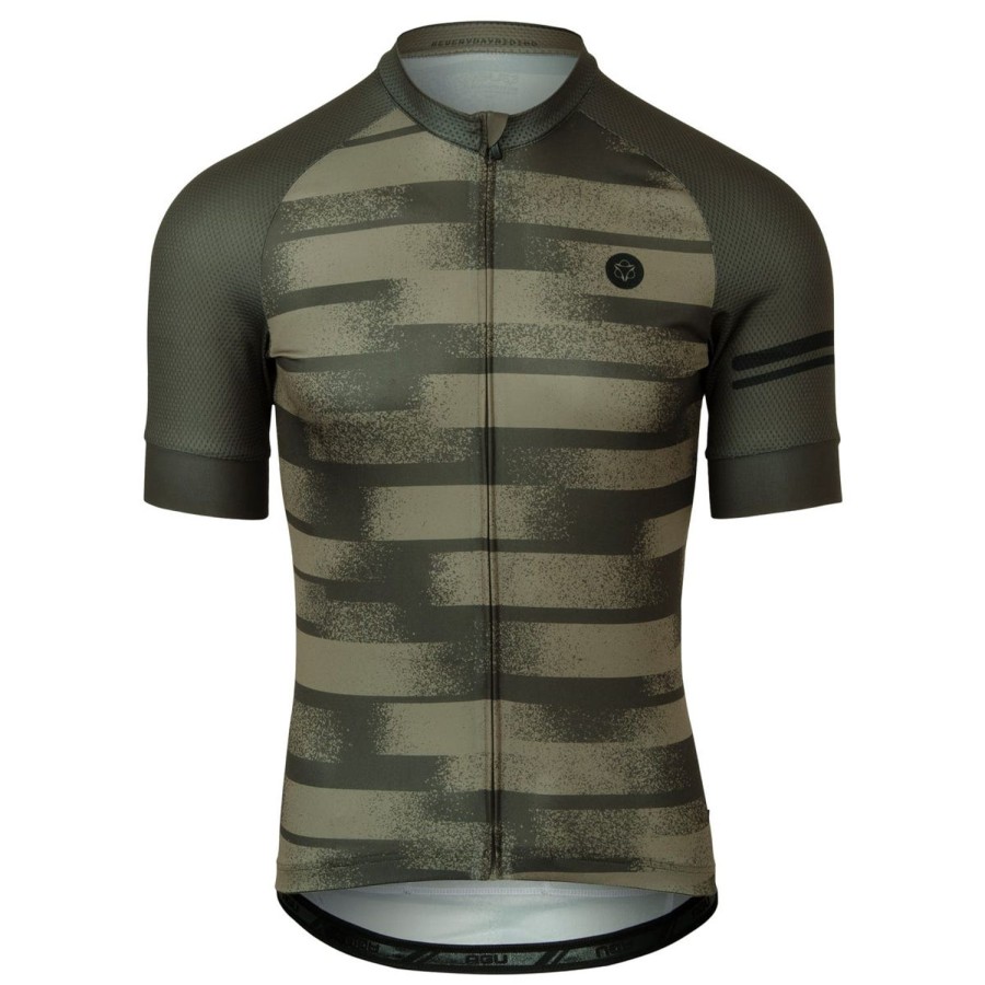 AGU Grainy Stripe Fietsshirt Essential Heren