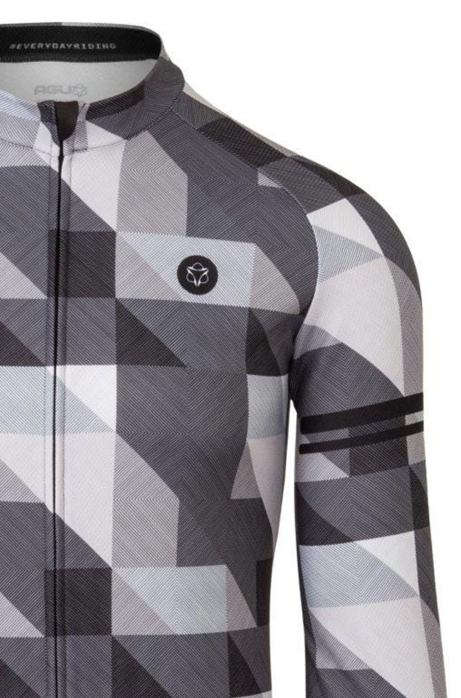 AGU Triangle Stripe Fietsshirt Lange Mouwen Essential Heren