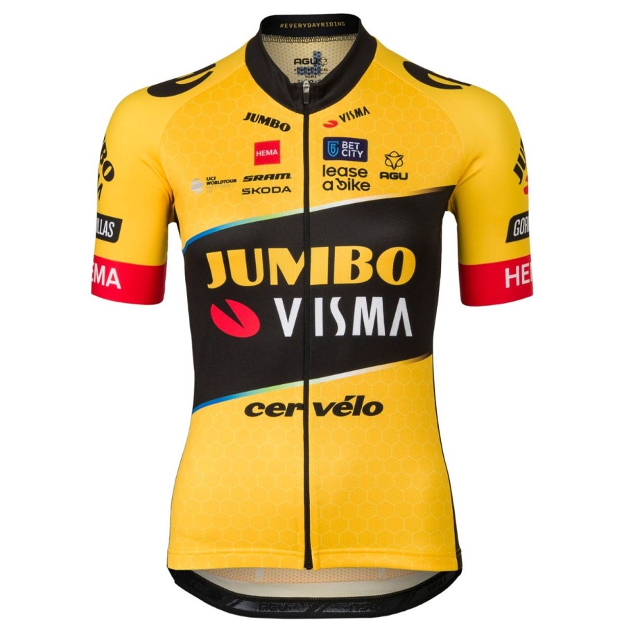 AGU Replica Fietsshirt Team Jumbo-Visma Dames