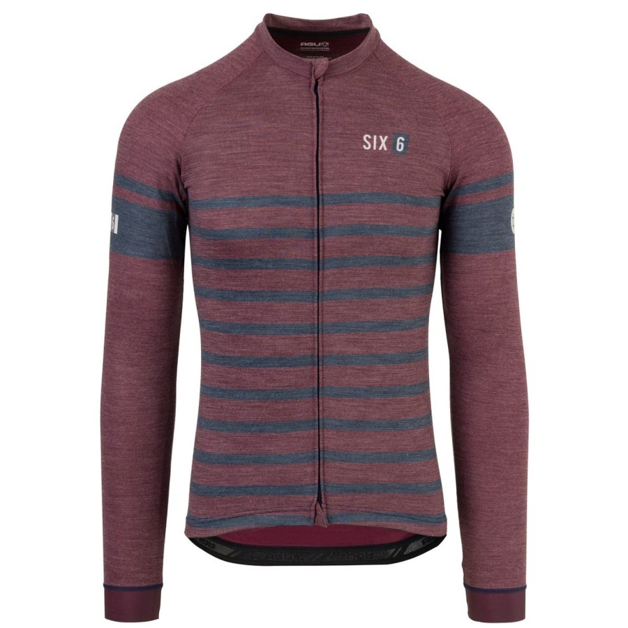 AGU Merino Fietsshirt Lange Mouwen Six6 Heren