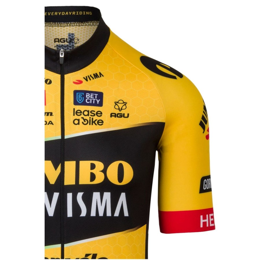 AGU Replica Fietsshirt Team Jumbo-Visma Heren