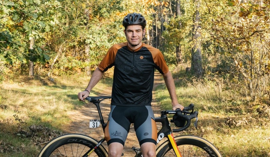 AGU Wout Van Aert Collab Fietsshirt Team Jumbo-Visma Heren