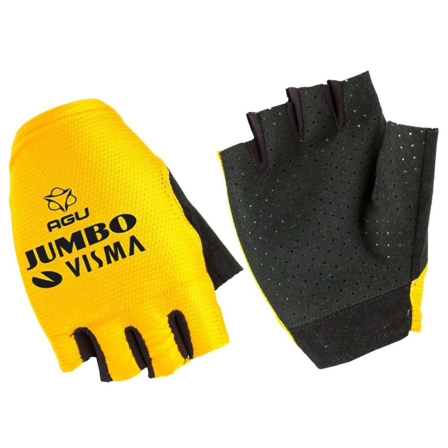 AGU Victory 2022 Yellow Handschoenen Team Jumbo-Visma