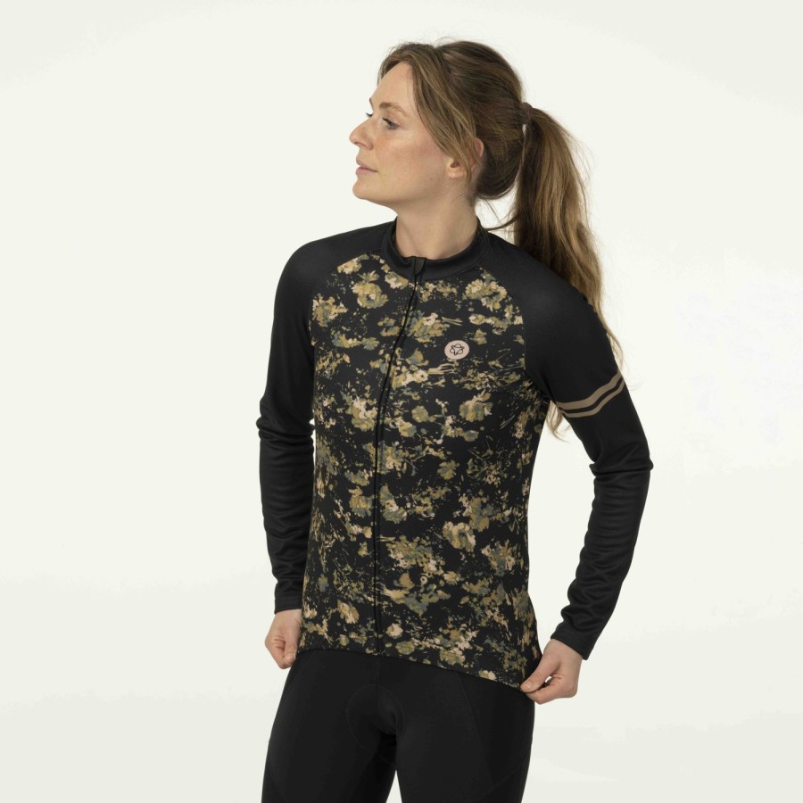 AGU Abstract Flower Fietsshirt Lange Mouwen Essential Dames