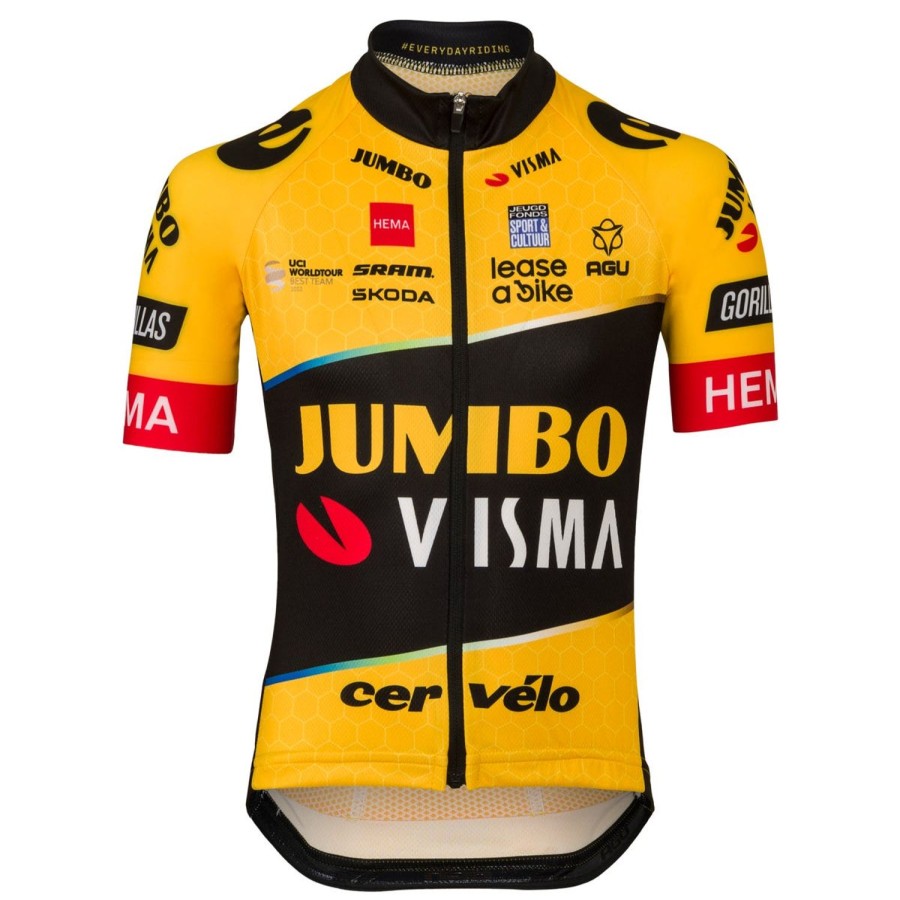 AGU Replica Fietsshirt Team Jumbo-Visma Kids