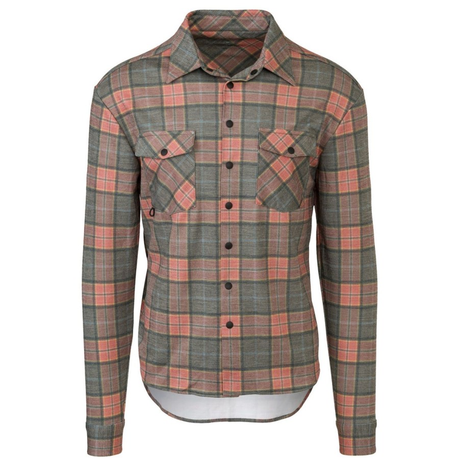 AGU Flannel Fietsshirt Lange Mouwen Venture Heren